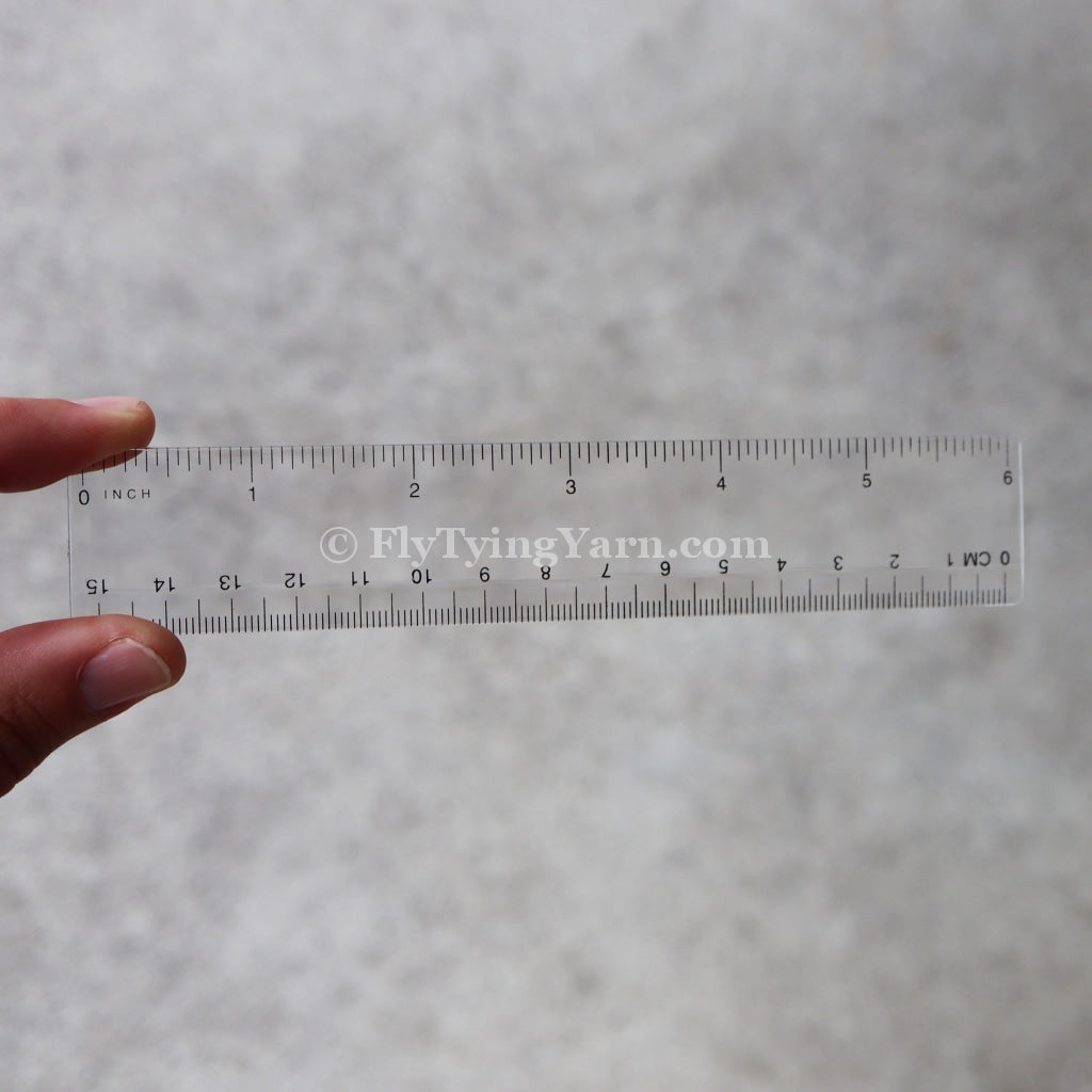 Fly Tying Ruler – FlyTyingYarn.com